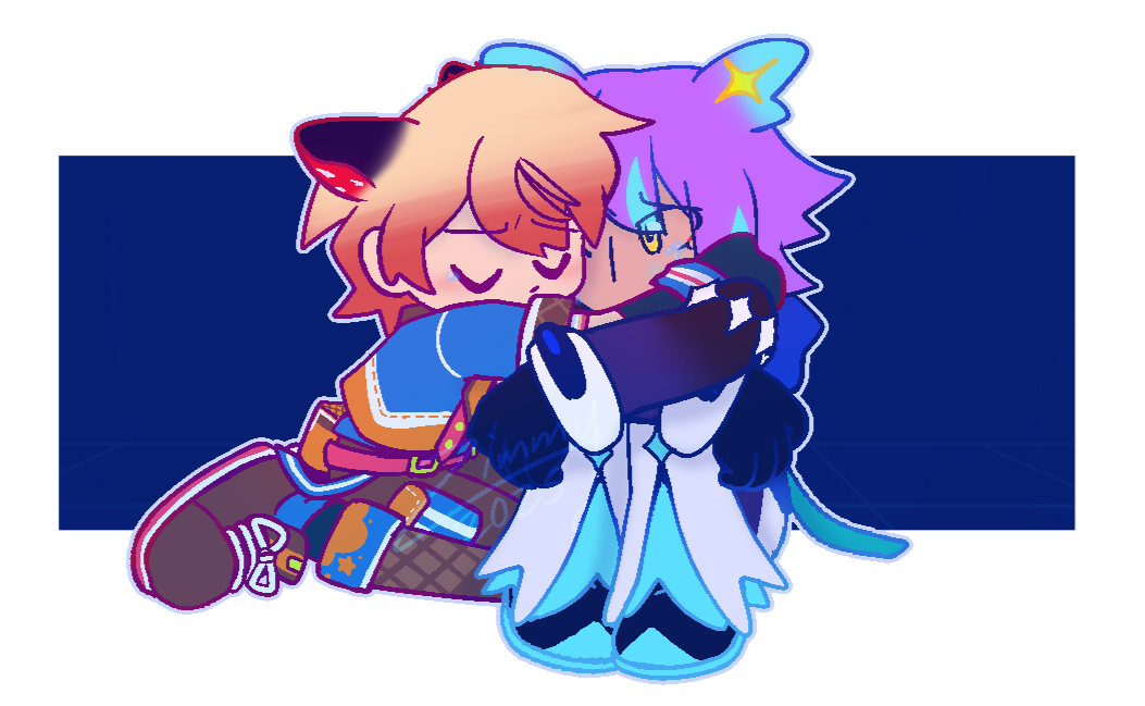 "It's Not Your Fault" (PJSK Fanart, Spacewaffle Ruikasa ship art)