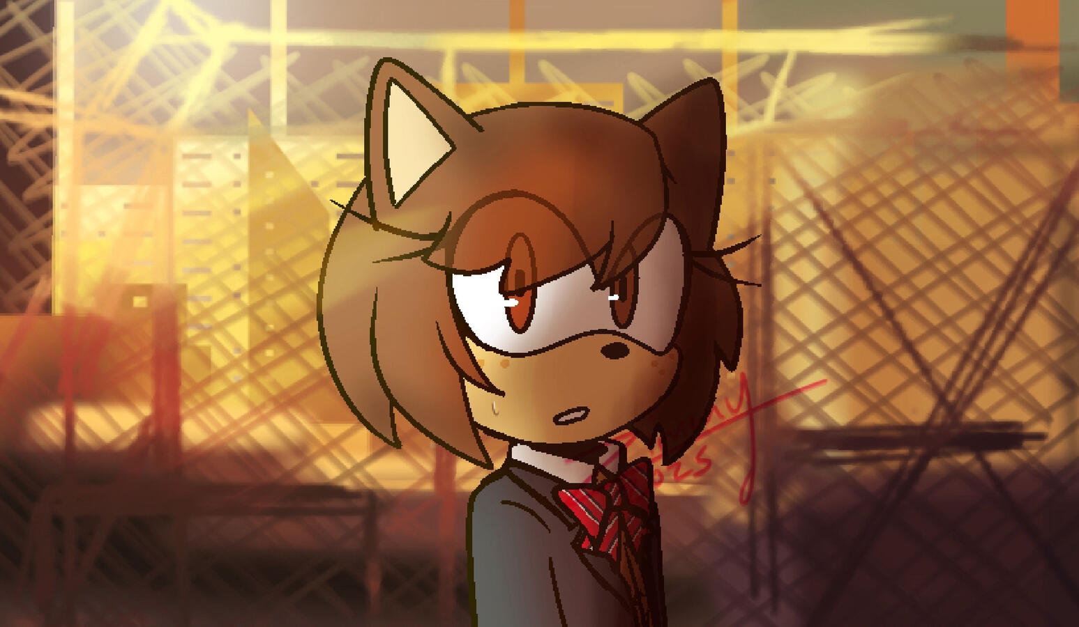 In Excruciating Twilight- Ena Shinonome (PJSK Sonic AU)